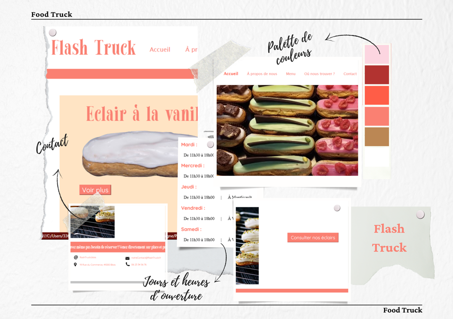 Flash Truck project moodboard